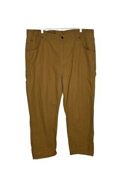 Dickies Men's Brown Canvas Carpenter Pants Work Pants, Size 40x32